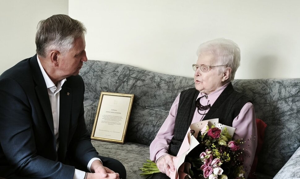 Rokiškio rajono gyventoja Janina Sakalauskienė atšventė 105-ąjį gimtadienį
