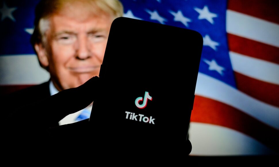Donaldas Trumpas ir &bdquo;TikTok&ldquo; / Adriana Adie / ZUMAPRESS.com