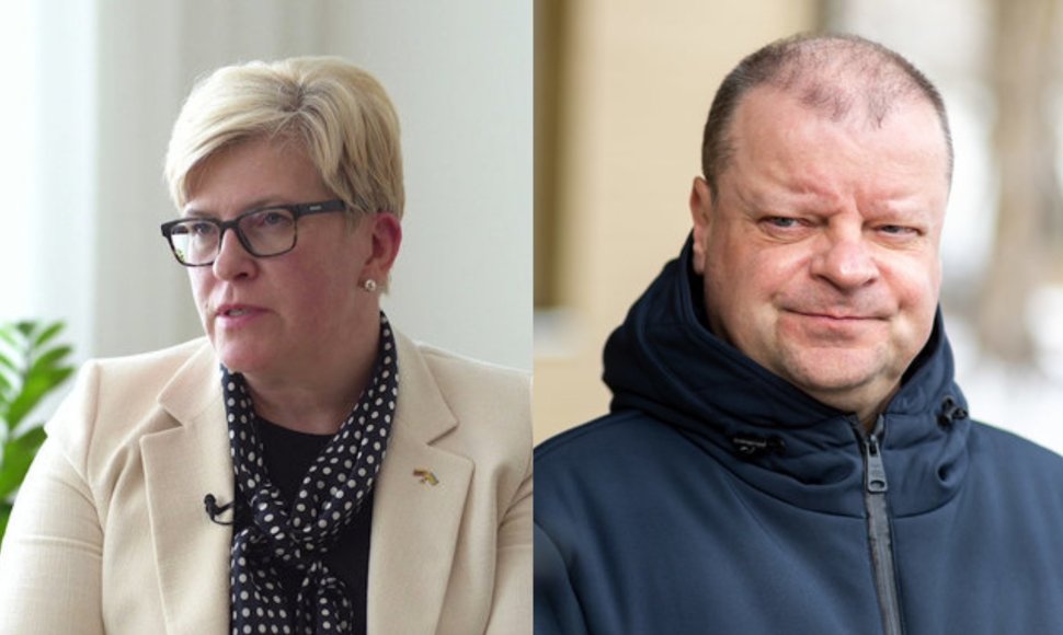 Ingrida Šimonytė ir Saulius Skvernelis