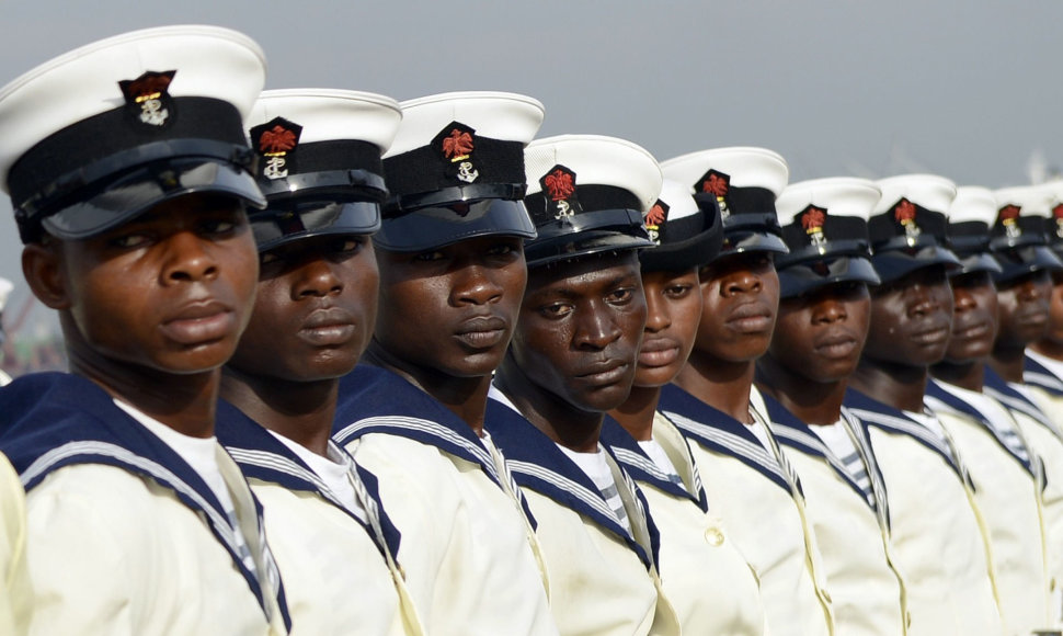 Nigerjos karinio jūrų laivyno kariai