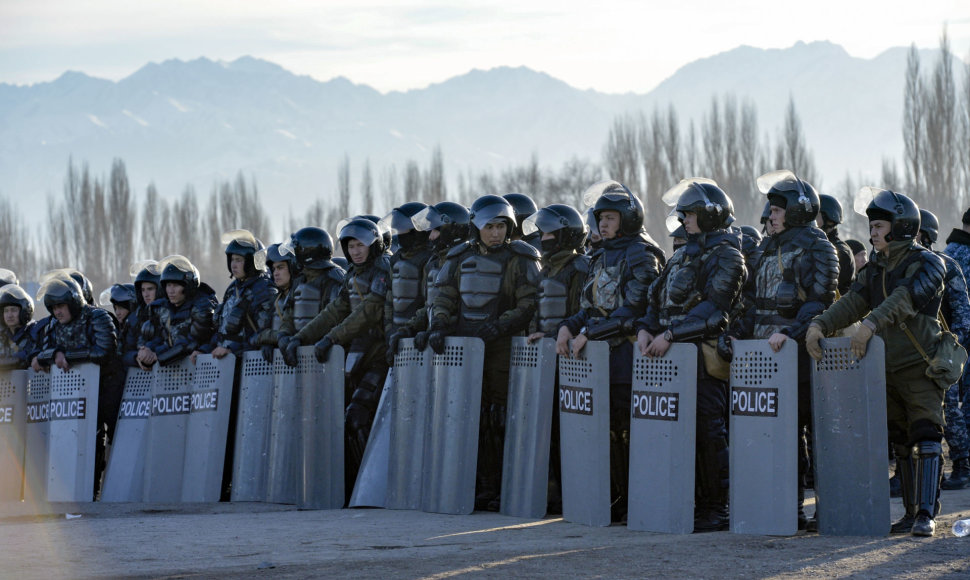 Kazachstano riaušių policija