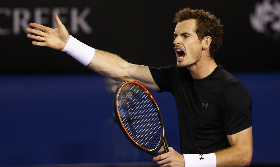 Andy Murray siekia pirmo „Australian Open“ čempiono titulo