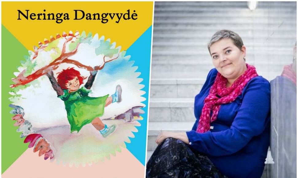 Neringa Dangvydė ir jos knyga "Gintarinė &scaron;irdis"