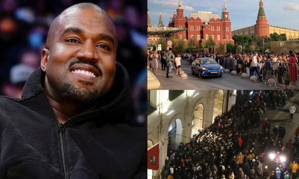 Kanye Westas apsilankė Maskvoje
