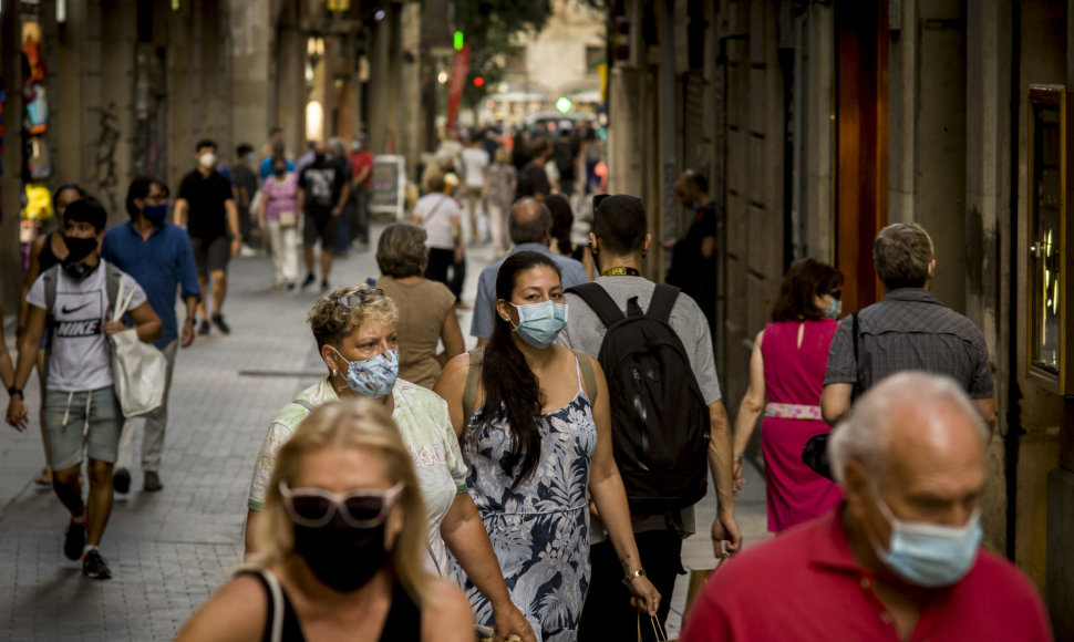 Ispanijoje vėl smarkiai padaugėjo koronaviruso atvejų