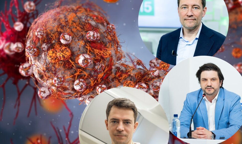 V.Pečliūnas, J.Venius ir A.Dulskas apie vėžio gydymo naujoves