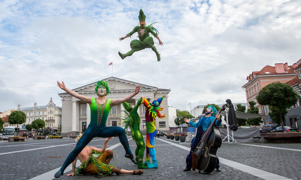 „Cirque du Soleil“ pasirodymas Vilniaus centre