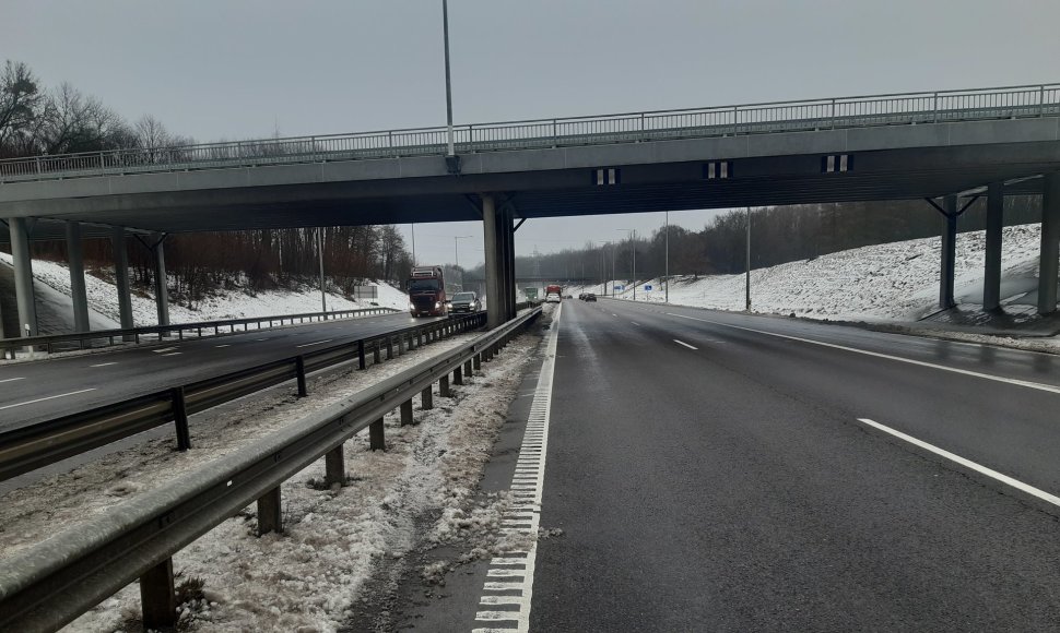 Vilkiko ir „VW Passat“ avarija „Via Baltica“ kelyje