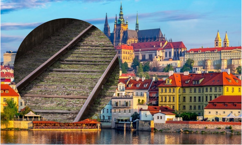 Praha traukiniu