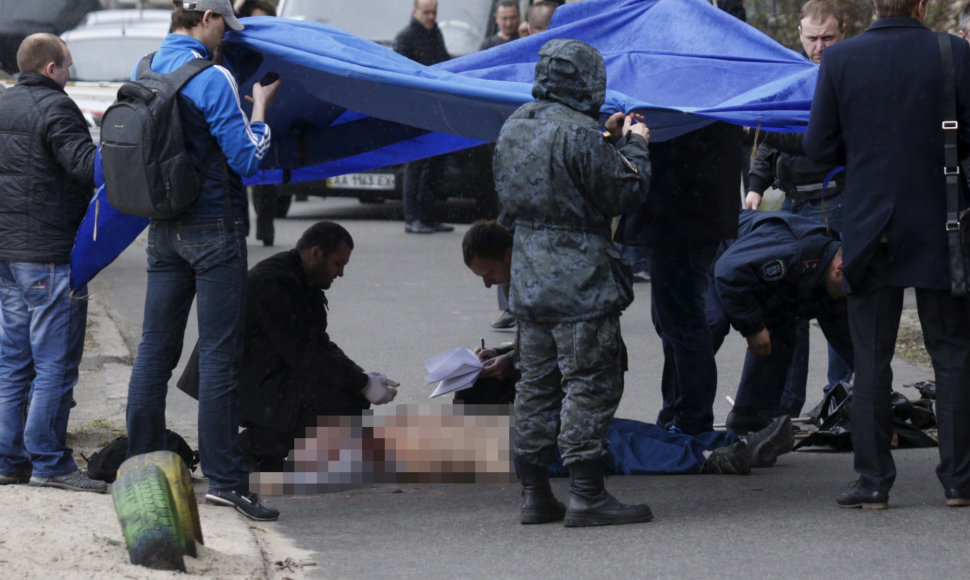 Kijeve nužudytas žurnalistas Olesis Buzinas