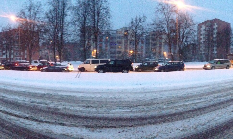 Transporto spūstis Kalvarijų g., Vilnius.