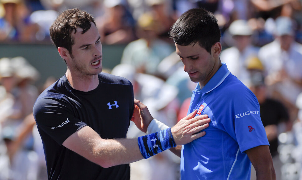 Andy Murray ir Novakas Džokovičius