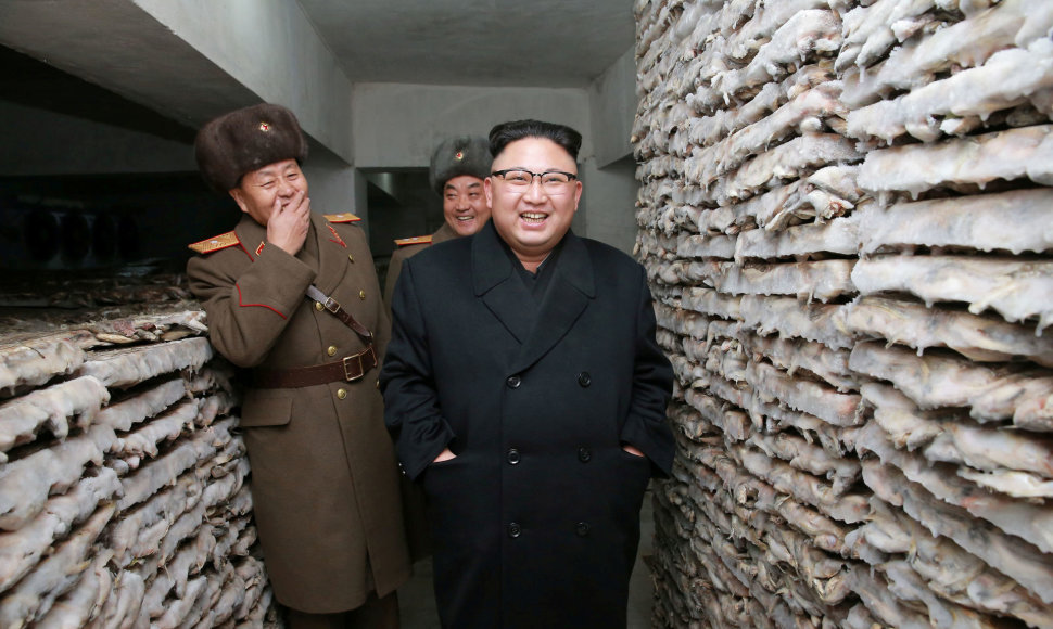 Šiaurės Korėjos lyderis Kim Jong Unas
