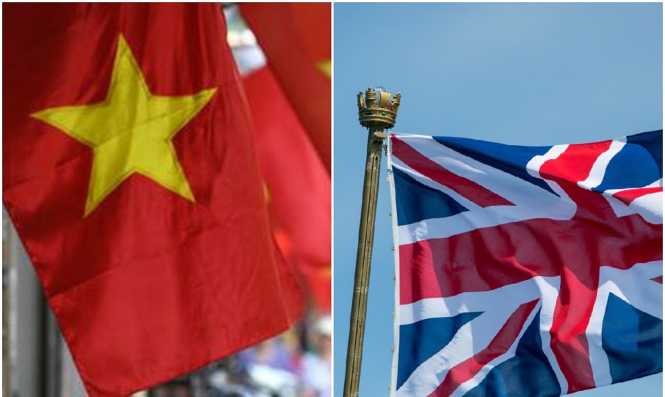 Vietnamo, Didžiosios Britanijos vėliava
