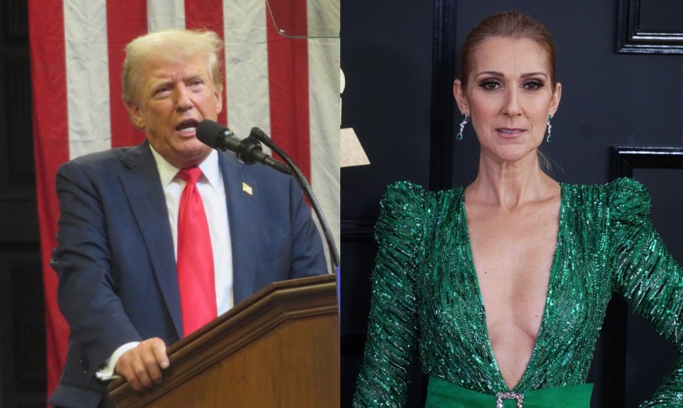 Donaldas Trumpas, Celine Dion