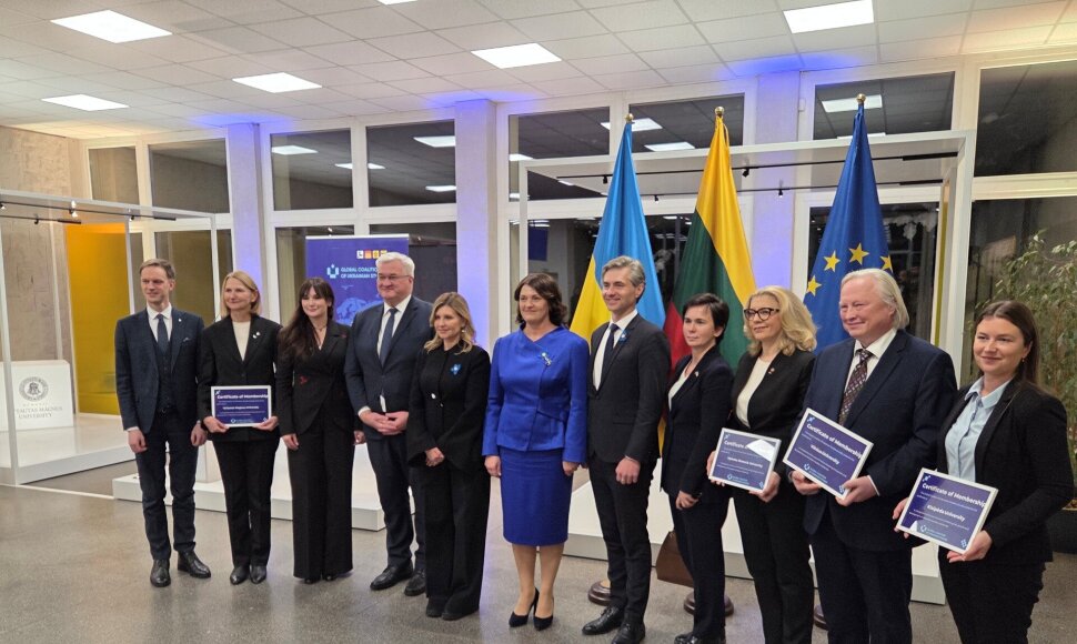 VDU viešėjo Ukrainos pirmoji ponia Olena Zelenska