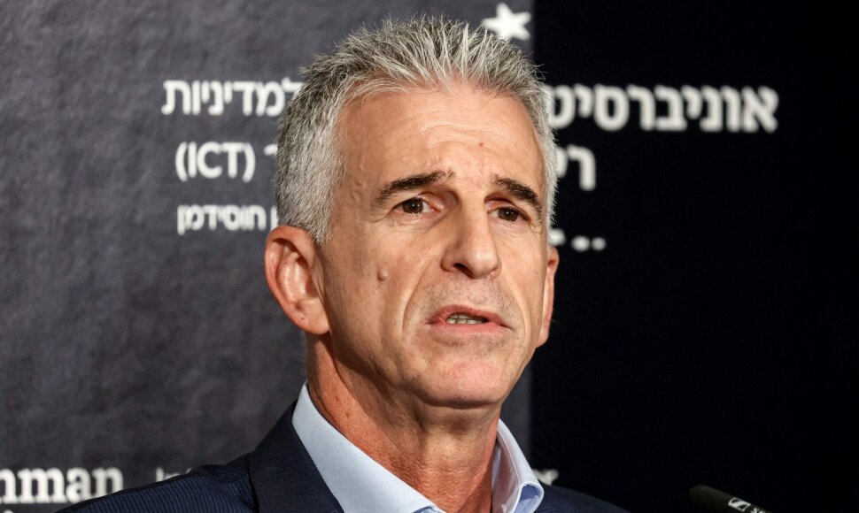 Izraelio žvalgybos tarnybos „Mossad“ vadovas Davidas Barnea / GIL COHEN-MAGEN / AFP