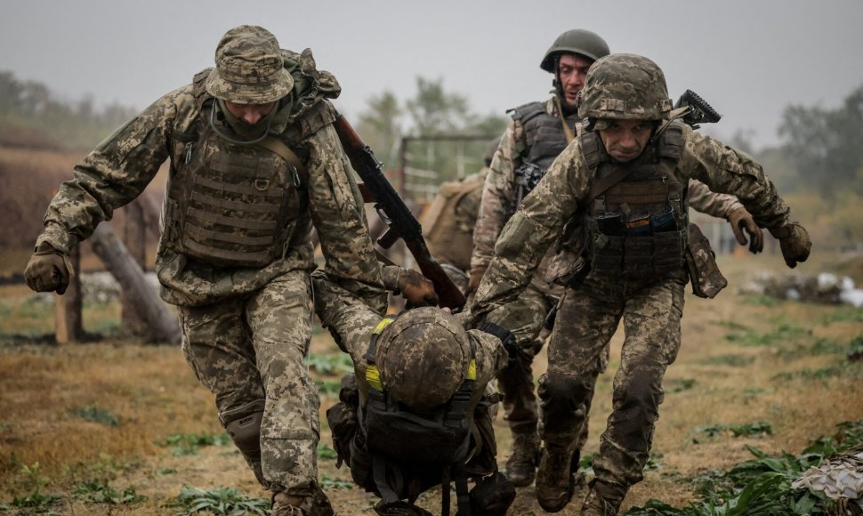 Karas Ukrainoje / UKRAINIAN ARMED FORCES / via REUTERS