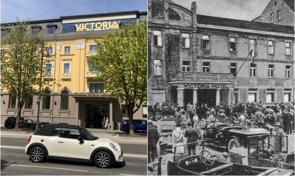 „Victoria“ viešbutis šiandien ir praėjusio amžiaus pabaigoje