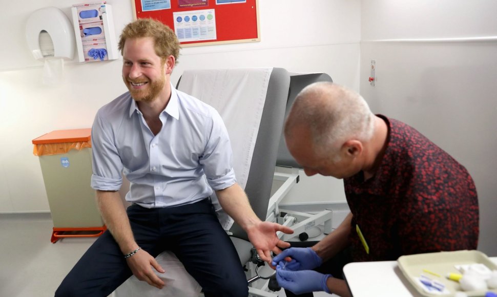 Princas Harry pasidarė ŽIV testą