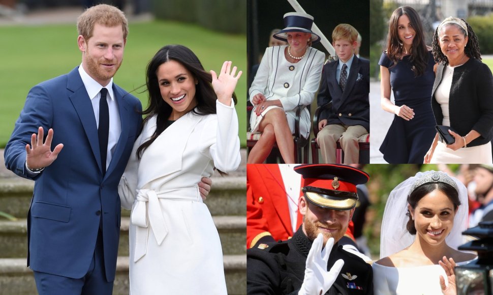 Meghan Markle, princas Harry, Doria Ragland, princesė Diana