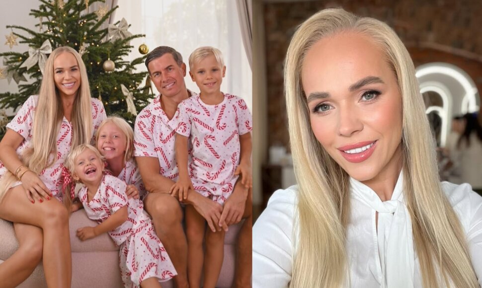 Ieva Voveris su šeima