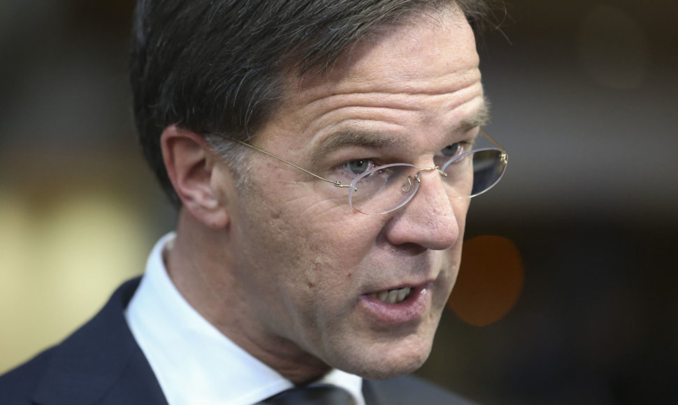 Nyderlandų premjeras Markas Rutte