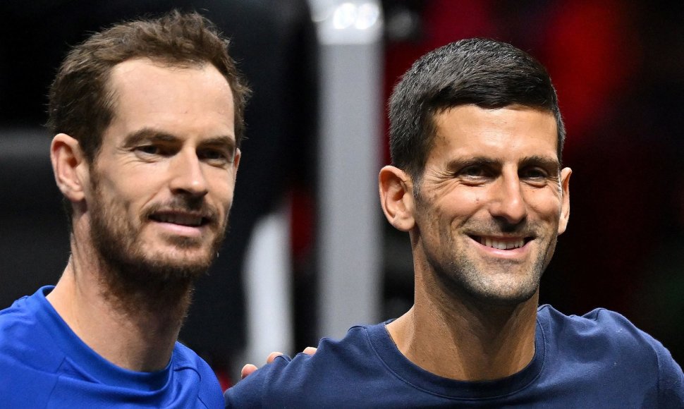 Andy Murray ir Novakas Džokovičius