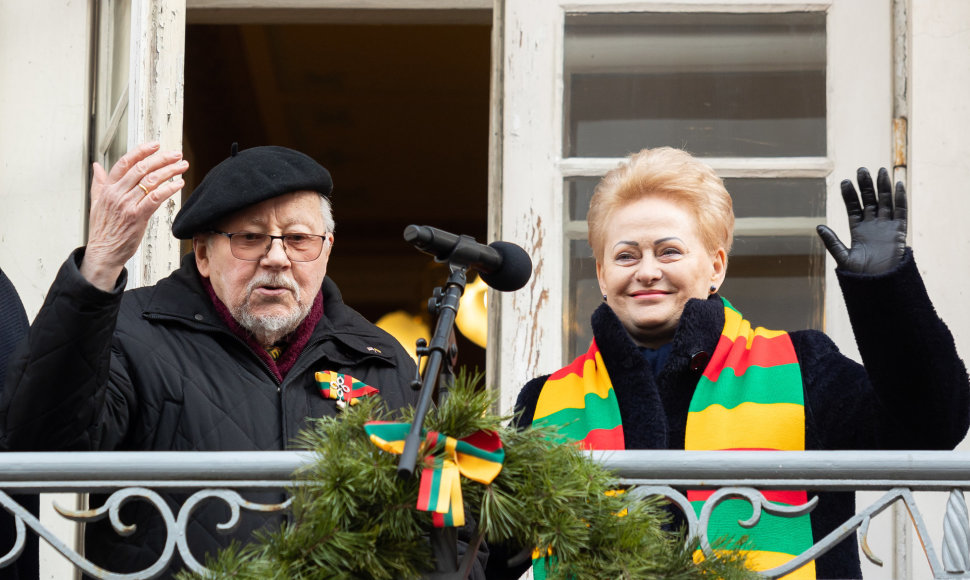 Vytautas Landsbergis, Dalia Grybauskaitė