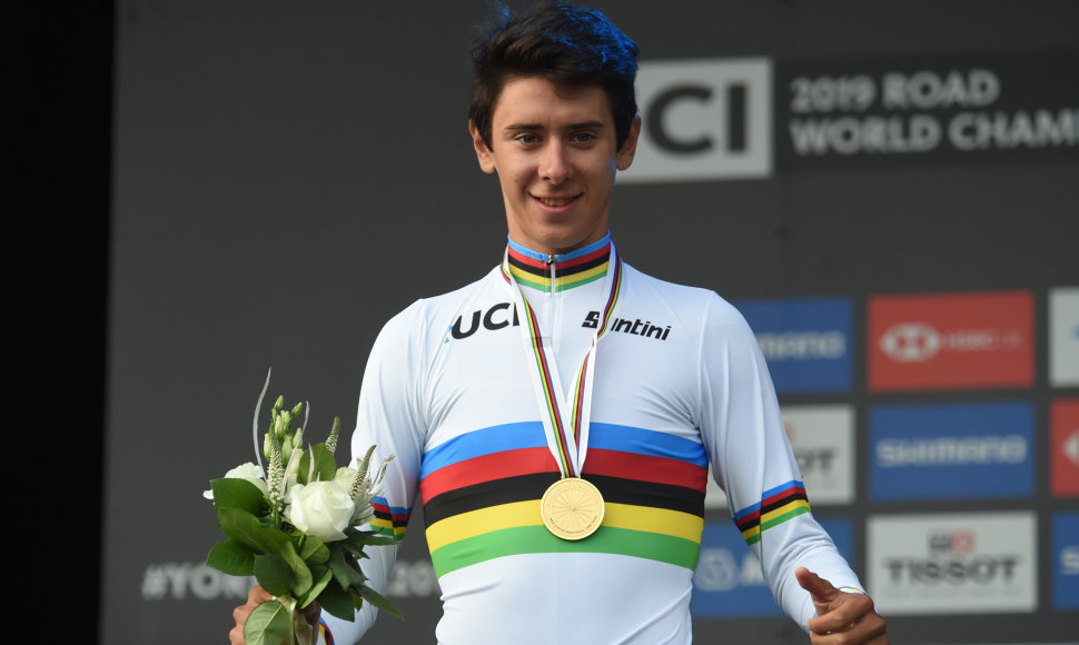 Antonio Tiberi yra laimėjęs aukso medalį pasaulio jaunimo dviračių čempionate.