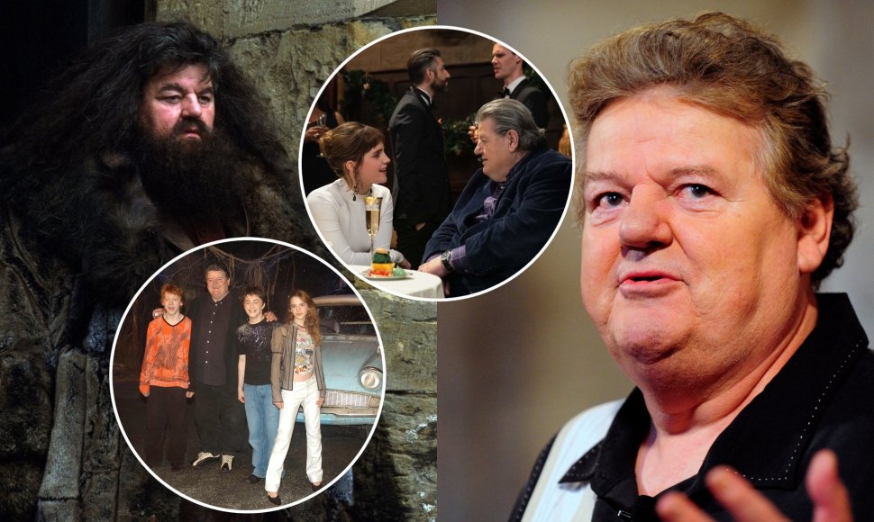 Robbie Coltrane'as, Emma Watson, Rupertas Grintas, Danielis Radcliffe'as