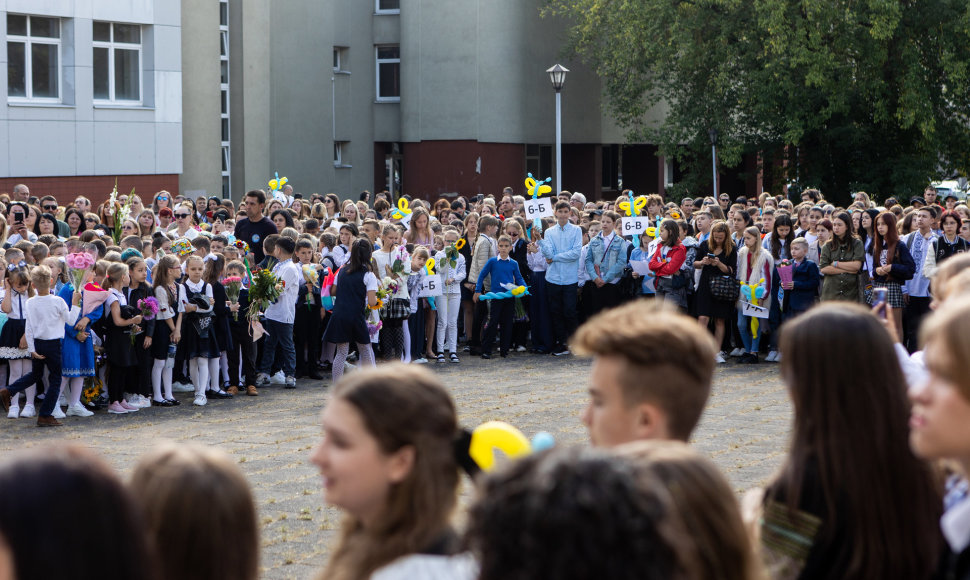 Tarptautinės Ukrainos Mokyklos Vilniuje Rugsėjo 1-osios šventė