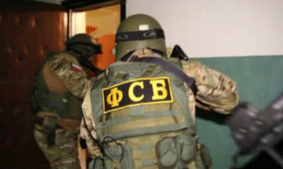Rusijos FSB pareigūnų reidas