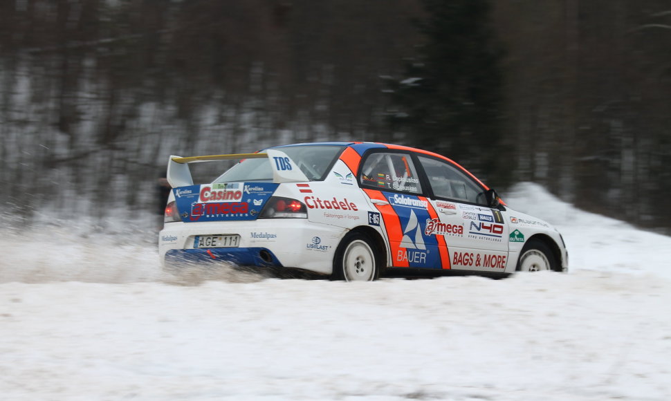 „Halls Winter Rally 2015“ bandomasis ir kvalifikacinis greičio ruožai