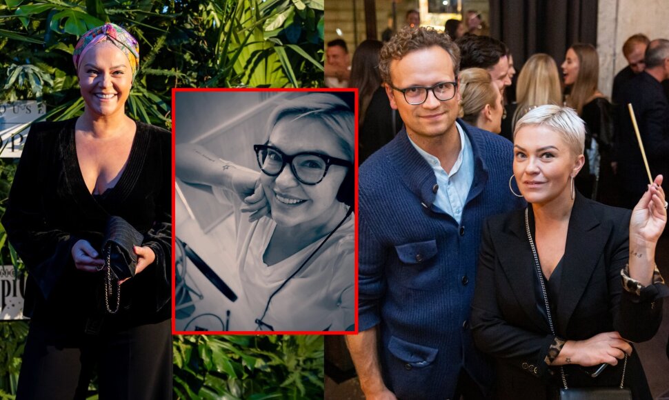 Agnė Grigaliūnienė su vyru Simonu