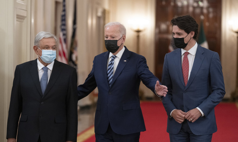 Andresas Manuelis Lopezas Obradoras, Joe Bidenas ir Justinas Trudeau