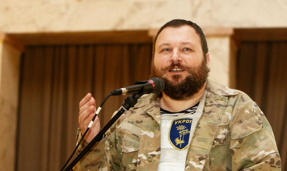 Ukrainos savanorių bataliono būrio vadas dr. Evgenijus Dykyjus