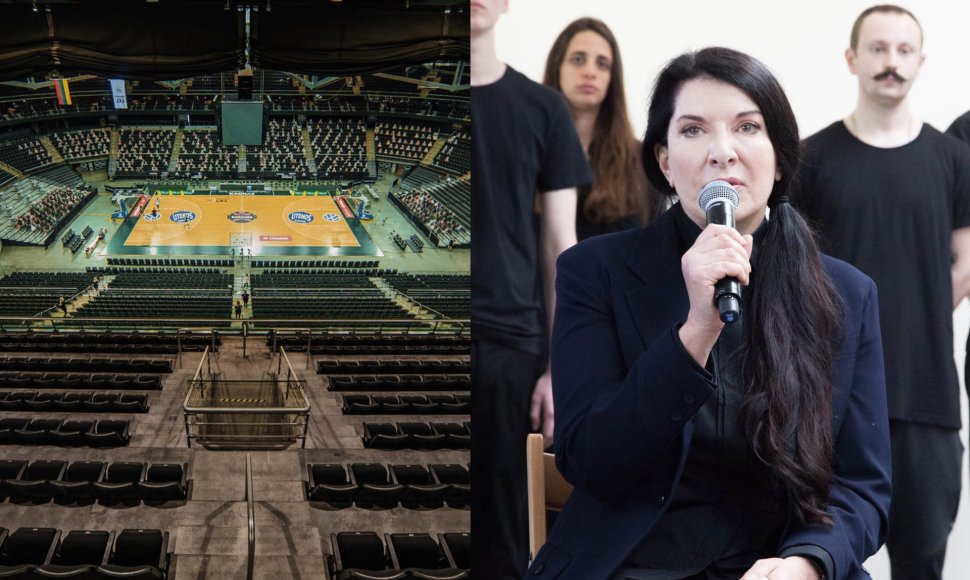 „Žalgirio“ arena ir Marina Abramovič