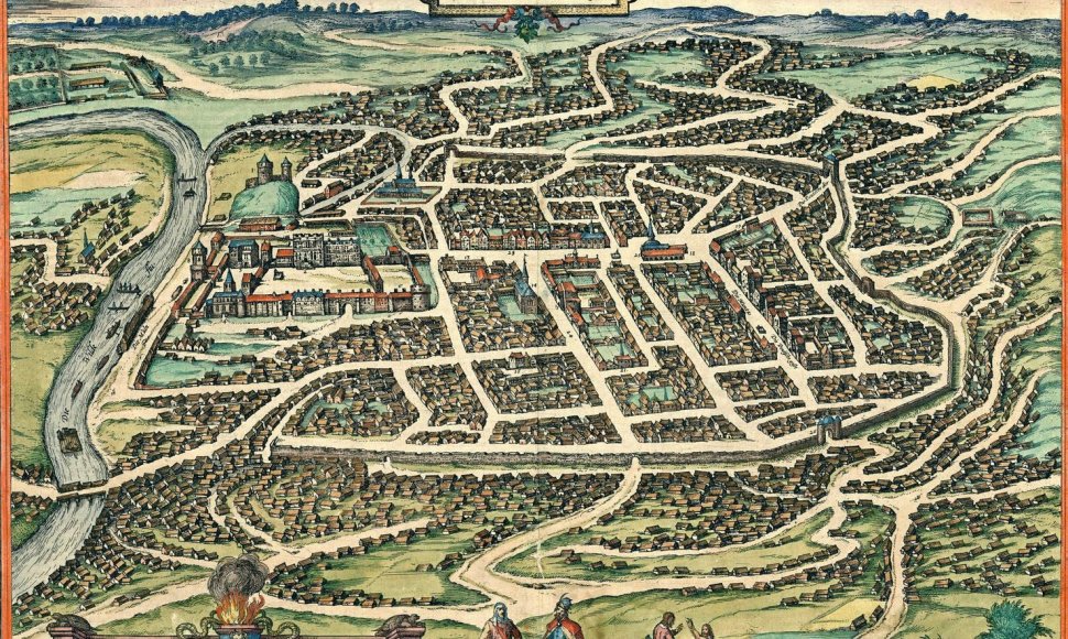 Vilnius Georgo Brauno atlase