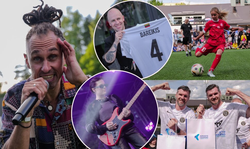 &bdquo;Daugiau nei gimtadienis&ldquo; labdaringos futbolo &scaron;ventės akimirkos