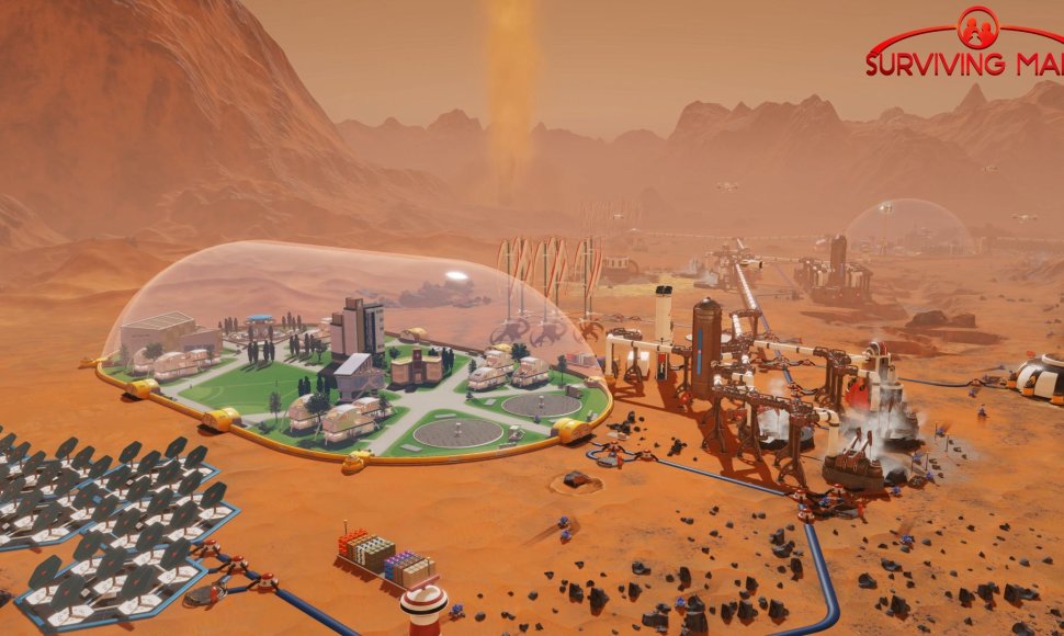 Žaidimo „Surviving Mars“ kadras