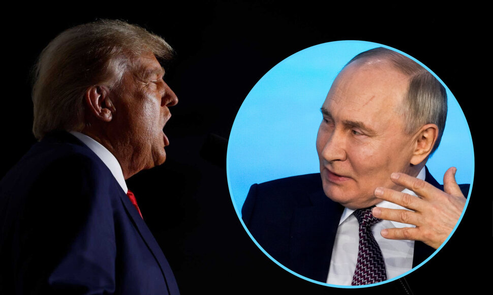 Donaldas Trumpas ir Vladimiras Putinas
