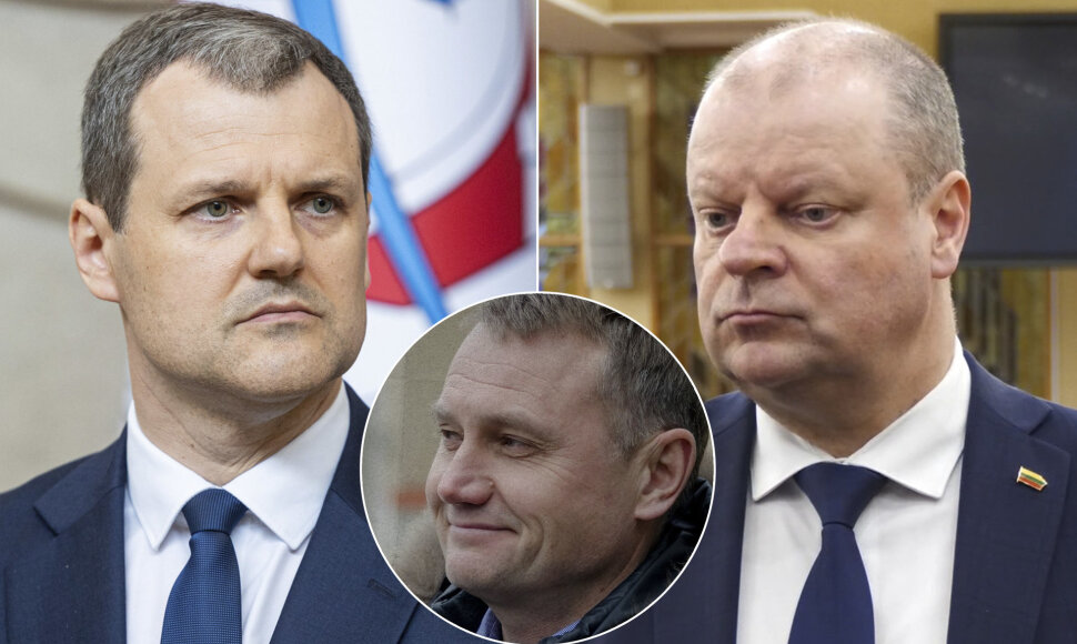 Gintautas Paluckas, Saulius Skvernelis ir verslininkas Darijus Vilčinskas