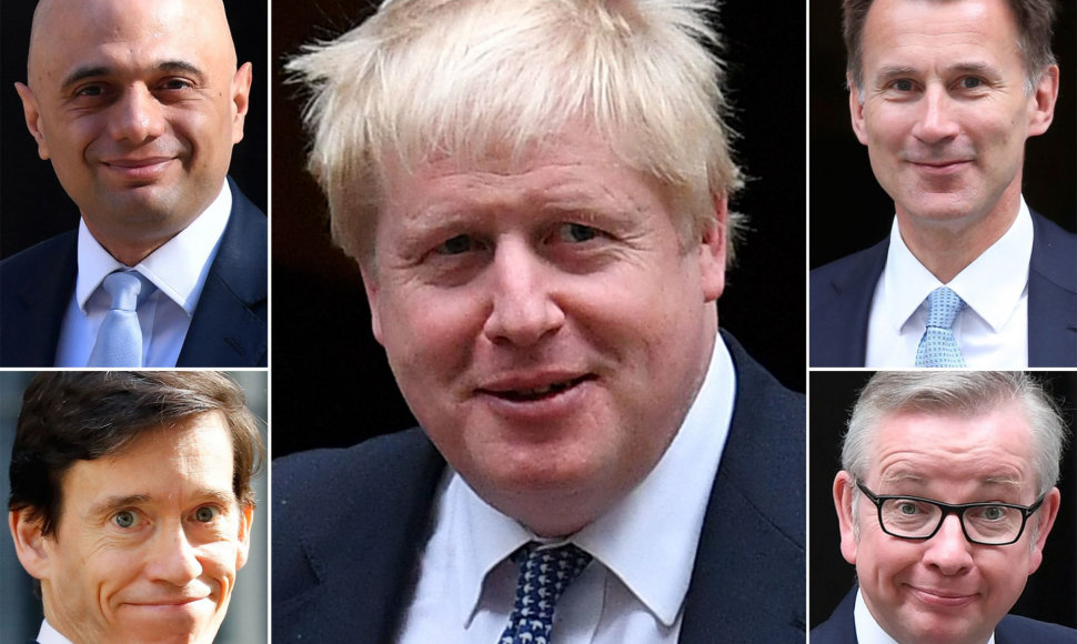 Penki kandidatai į Didžiosios Britanijos premjero postą: centre lyderis – Borisas Johnsonas