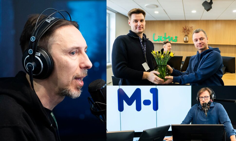 M-1 ir &bdquo;Lietus&ldquo; laidų vedėjai 