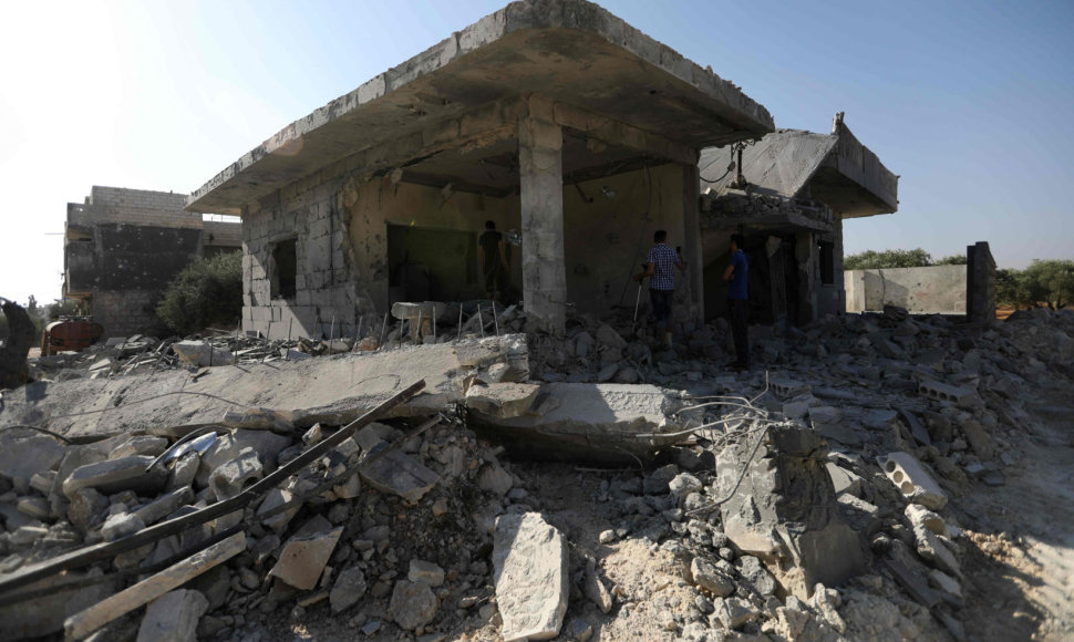 Sirijoje subombarduota gyvenvietė
