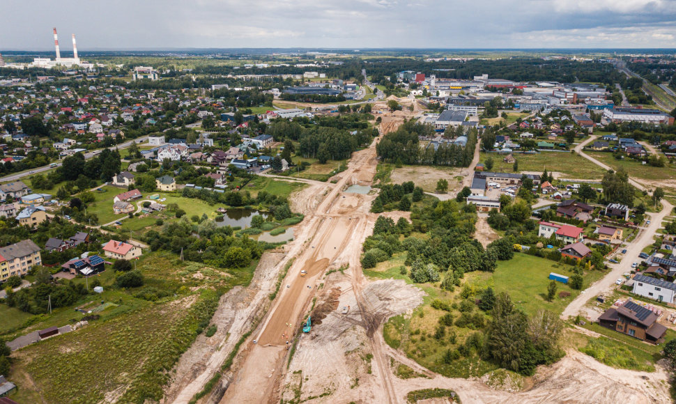 Kauno pakraštyje įsibėgėja Pietrytinio aplinkkelio statybos