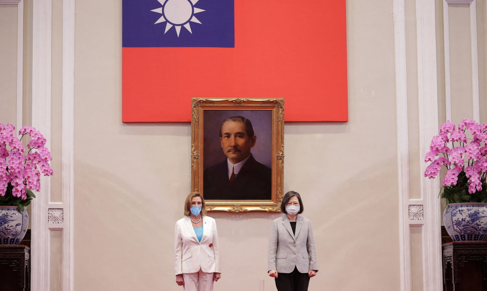 Nancy Pelosi su Taivano prezidente Tsai Ing-wen