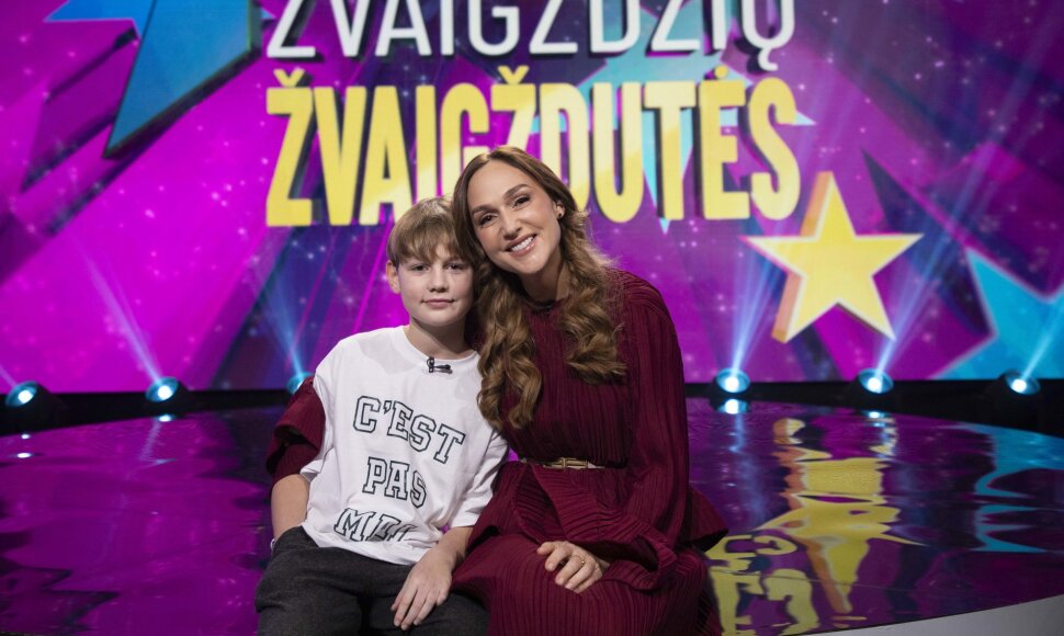 Indrė Stonkuvienė su sūnumi