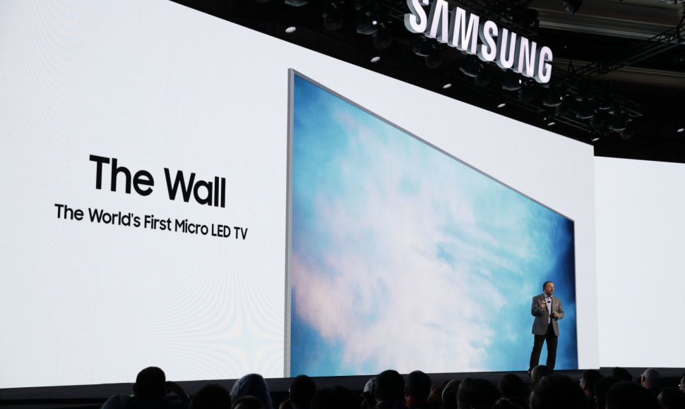„Samsung“ pristato televizorių „The Wall“
